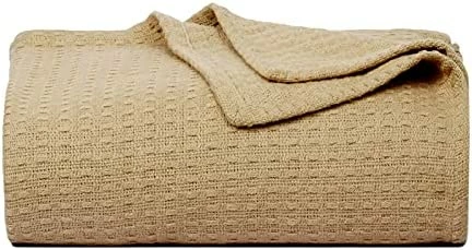 Classic Weave Breathable Lightweight Soft Cotton Blanket Queen Size (90X90 Inch) Ivory Color -100% Cotton Perfect Textured Blanket Layer For Couch Bed Sofa By Tex Trend 16 Classic Weave Breathable Lightweight Soft Cotton Blanket Queen Size (90X90 Inch) Ivory Color -100% Cotton Perfect Textured Blanket Layer For Couch Bed Sofa By Tex Trend - Image 14