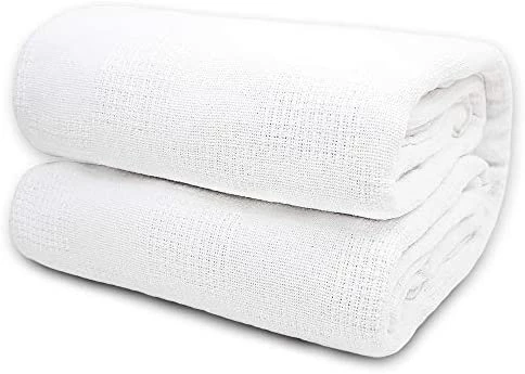 Elaine Karen Deluxe Poly Cotton Thermal Blanket – Extra Soft And Breathable, Comfortable And Warm Blankets, All-Season Warmth Perfect And Stylish For Layering Any Bed Or Sofa – White – Twin Size 8 Elaine Karen Deluxe Poly Cotton Thermal Blanket – Extra Soft And Breathable, Comfortable And Warm Blankets, All-Season Warmth Perfect And Stylish For Layering Any Bed Or Sofa – White – Twin Size - Image 6