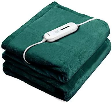 WAPANEUS Electric Blanket 72”x84” Flannel Heated Blanket Full Size With 5 Heating Settings 10 Hours Auto-Off, Fast-Heating, ETL Listed, Machine Washable, Dark Grey 12 WAPANEUS Electric Blanket 72”x84” Flannel Heated Blanket Full Size With 5 Heating Settings 10 Hours Auto-Off, Fast-Heating, ETL Listed, Machine Washable, Dark Grey - Image 10