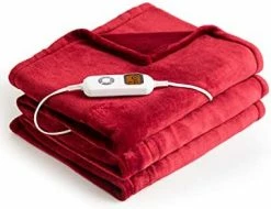 Topblan Electric Heated Blanket, Fast Heating Blanket 10 Heating Levels, Double-Layer Soft Flannel Heated Blanket Full Size For Bedroom Couch, Machine Washable, 72x84 Inches Blue -Electric Blankets Sales 2022 41oKtlBxwIL. AC