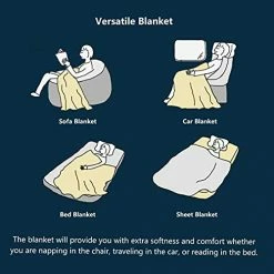 Zomeko Blanket Flannel Soft Superfine Fleece Blanket Lightweight Blanket Durable All Season Warmth Home Sofa Blanket 50*40 2 -Electric Blankets Sales 2022 41ogfvCTqfS