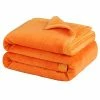 PiccoCasa Flannel Fleece Blanket Soft Lightweight Warm Fuzzy Blanket For All-Seasons, Wide Hemmed Luxury Comfy Decorative For Couch Living Room 50"x60" Orange 1 PiccoCasa Flannel Fleece Blanket Soft Lightweight Warm Fuzzy Blanket For All-Seasons, Wide Hemmed Luxury Comfy Decorative For Couch Living Room 50"x60" Orange -Electric Blankets Sales 2022 41pdJiU5xfL