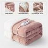 Gotcozy Heated Blanket Electric Throw 50''X60''- Soft Silky Plush Electric Blanket With 4 Heating Level & 3 Hour Auto Off Heating Blanket, ETL Certified Machine Washable (Rose Dust) -Electric Blankets Sales 2022 41psAvx8MCL