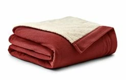 Eddie Bauer | Signature Reversible Fleece/Sherpa Electric Heated Blanket With Safe & Warm Low-Voltage Technology, Twin, Redwood -Electric Blankets Sales 2022 41q0X81Ja5L