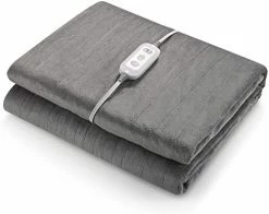 CURECURE Heated Electric Blanket Full Size 72" X 84" Oversized Flannel Heated Blanket With 4 Heating Levels & 10 Hours Auto Off, Comfort Warm Blanket For Bed Sofa Home Office Use, Machine Washable Grey 21 CURECURE Heated Electric Blanket Full Size 72" X 84" Oversized Flannel Heated Blanket With 4 Heating Levels & 10 Hours Auto Off, Comfort Warm Blanket For Bed Sofa Home Office Use, Machine Washable Grey -Electric Blankets Sales 2022 41q1nNShGOL. AC