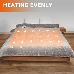 Warm Storm Electric Heated Blankets Flannel Twin Size 84 X 62 Inch Fast Heating Blanket,10 Heat Levels,12 Hours Auto Off Machine Washable -Electric Blankets Sales 2022 41qjYAuvn0L
