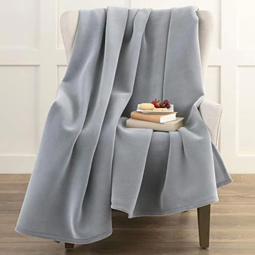 Vellux 1B07056 Original Insulating Core Hotel Style Solid Blanket Machine Washable Soft Cozy Warm Pet Friendly Bed Sofa Blankets, Twin, Blue 9 Vellux 1B07056 Original Insulating Core Hotel Style Solid Blanket Machine Washable Soft Cozy Warm Pet Friendly Bed Sofa Blankets, Twin, Blue - Image 7