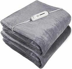 WAPANEUS Electric Blanket 72”x84” Flannel Heated Blanket Full Size With 5 Heating Settings 10 Hours Auto-Off, Fast-Heating, ETL Listed, Machine Washable, Dark Grey 31 WAPANEUS Electric Blanket 72”x84” Flannel Heated Blanket Full Size With 5 Heating Settings 10 Hours Auto-Off, Fast-Heating, ETL Listed, Machine Washable, Dark Grey -Electric Blankets Sales 2022 41s83W7uL0L. AC 1