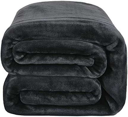 Bedsure Fleece Blanket Queen Size 350GSM - Soft Blankets For Bed All Season,90x90 Inches Navy Blue 12 Bedsure Fleece Blanket Queen Size 350GSM - Soft Blankets For Bed All Season,90x90 Inches Navy Blue - Image 10