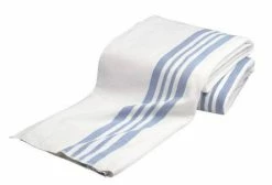 EWW Olympus Heavy Napping Confort Blankets (White With Blue Stripe) By BH Medwear