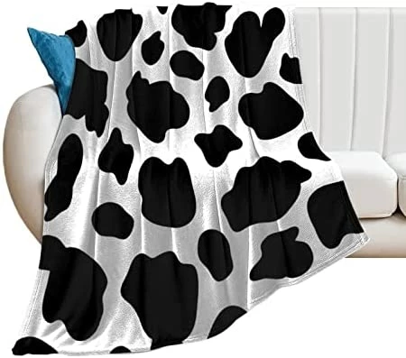 PLAYERACK Blanket Cow Print - Anti Pilling & Super Soft - Fuzzy All Seasons Fleece Blanket, Cozy Lightweight Flannel Blanket Suitable For Bed Sofa Chair 60 X 50 In Not Today Heifer 9 PLAYERACK Blanket Cow Print - Anti Pilling & Super Soft - Fuzzy All Seasons Fleece Blanket, Cozy Lightweight Flannel Blanket Suitable For Bed Sofa Chair 60 X 50 In Not Today Heifer - Image 7