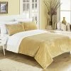 Chic Home Evie 3 Piece Blanket Set Soft Sherpa Lined Microplush Faux Mink With Shams, King Camel