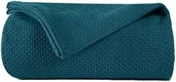 BOUTIQUO 100% Cotton Bed Blanket, Breathable Thermal Blanket Full - Queen Size, Soft Honeycomb Waffle 90''x90'', Perfect For Layering Any All Season, Beige, (90''x90'') (70474) Teal 29 BOUTIQUO 100% Cotton Bed Blanket, Breathable Thermal Blanket Full - Queen Size, Soft Honeycomb Waffle 90''x90'', Perfect For Layering Any All Season, Beige, (90''x90'') (70474) Teal -Electric Blankets Sales 2022 41uMmzEN7cL. AC