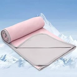 BORPRES Cooling Blanket,Japanese Chill-Plus Tech,Q-MAX>0.43 Cooling Fiber, Absorbs Heat Keep Cool,Double Sided Design,Idea For Hot Sleeper Night Sweats All Seasons,Small(51“×63”),Pink 19 BORPRES Cooling Blanket,Japanese Chill-Plus Tech,Q-MAX>0.43 Cooling Fiber, Absorbs Heat Keep Cool,Double Sided Design,Idea For Hot Sleeper Night Sweats All Seasons,Small(51“×63”),Pink -Electric Blankets Sales 2022 41vD7Zt2ZHL. AC 1