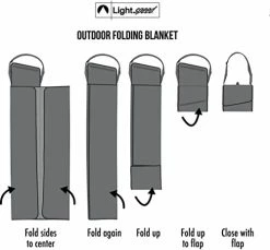 Lightspeed Outdoors Extra Large Water Resistant Folding Outdoor Blanket | 5.8 X 4.8 Ft. Picnic Blanket (Sand Stripe) -Electric Blankets Sales 2022 41vIPbgfVuL