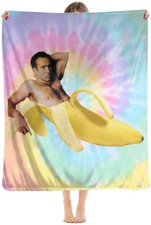 Berspesle Banana Ultra-Soft Micro Fleece Blanket Flannel Blankets Room Decoration For All Seasons Black 8 Berspesle Banana Ultra-Soft Micro Fleece Blanket Flannel Blankets Room Decoration For All Seasons Black - Image 6