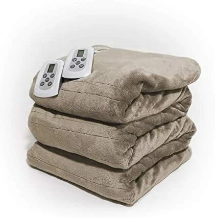 Westerly Queen Size Microlight Electric Heated Blanket With Dual Controllers, Purple 15 Westerly Queen Size Microlight Electric Heated Blanket With Dual Controllers, Purple - Image 13