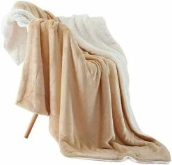 Nanpiper Sherpa Blanket Twin Thick Warm Blanket For Winter Bed Super Soft Fuzzy Flannel Fleece/Wool Like Reversible Velvet Plush Blanket (Light Grey Twin Size 60"x80") -Electric Blankets Sales 2022 41vqiZ4AwL. AC