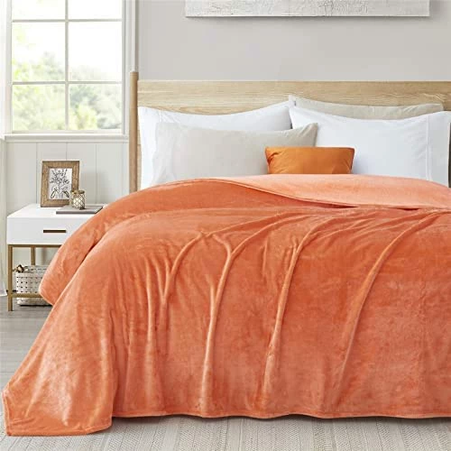 Ponvunory Flannel Fleece Plush Blanket King Size(108"x90", Black) - Super Soft Warm Lightweight Microfiber Blanket For Chair, Sofa, Couch, Bed, Camping, Travel 8 Ponvunory Flannel Fleece Plush Blanket King Size(108"x90", Black) - Super Soft Warm Lightweight Microfiber Blanket For Chair, Sofa, Couch, Bed, Camping, Travel - Image 6