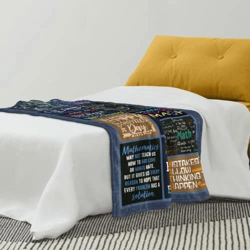 Zolumy Math Teacher Gift, Math Gifts, Math Teacher Appreciation Gifts, Retirement Gift For Math Teacher, Graduation Gifts For Math Lovers, Math Lovers Birthday Gifts, Math Gift For Men/Women, Blanket 60X50in 8 Zolumy Math Teacher Gift, Math Gifts, Math Teacher Appreciation Gifts, Retirement Gift For Math Teacher, Graduation Gifts For Math Lovers, Math Lovers Birthday Gifts, Math Gift For Men/Women, Blanket 60X50in - Image 6