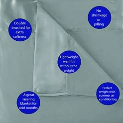 Thermee Micro Flannel Full/Queen-Size All Seasons Lightweight Sheet Blanket, Machine Wash & Dry, No Pilling, 90Lx84W, Snow -Electric Blankets Sales 2022 41xIoRLsWbL 1