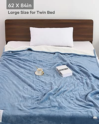 NC Electric Heated Blanket Twin Size 62"x 84", Electric Blanket For Whole Body Warming With 4 Heating Levels&10 Hours Auto-Off, Fast Heating, And Overheating Protection For Home Use Blankets 6 NC Electric Heated Blanket Twin Size 62"x 84", Electric Blanket For Whole Body Warming With 4 Heating Levels&10 Hours Auto-Off, Fast Heating, And Overheating Protection For Home Use Blankets - Image 4