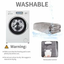 LETIHIMD Heated Blanket Electric Throw, Soft Sofa Electric Blanket With 6 Heating Levels & 1-8H Auto Off, ETL&FCC Certification, Over-Heat Protect, Machine Washable, For Home Office Use(Grey, 50"X60") -Electric Blankets Sales 2022 41xdsKcsinL