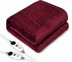 Ariliya Electric Blanket Queen With 6 Heating Levels And 9 Hours Auto Off Soft Heated Blanket With ETL Certified Machine Washable Red Claret 25 Ariliya Electric Blanket Queen With 6 Heating Levels And 9 Hours Auto Off Soft Heated Blanket With ETL Certified Machine Washable Red Claret -Electric Blankets Sales 2022 41xrTjWmCFL. AC
