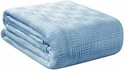 Downluxe 100% Cotton Blanket King Size - White 410GSM Soft Breathable King Size Summer Blanket - Luxury Elegant Home Decoration Lightweight Blanket With Mesh Bag For All Season(104x90 Inches) Cotton Sandy Beige -Electric Blankets Sales 2022 41yQiVjbXPL. AC 1