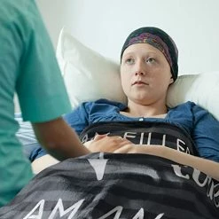 Vignul Inspirational Healing Blanket, Unique Sympathy Gifts, Comfort Gifts For Cancer Patients, Motivational Gifts For Mastectomy Patients (60x50, Black) -Electric Blankets Sales 2022 41yp1irONxL