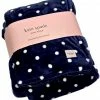 Kate Spate Kate Spade Velvet Soft Plush All-Season King Blanket | Blue With White Polka Dots | 112 X 92 Blue White KING | 112inch X 92inch -Electric Blankets Sales 2022 41yplRo7KhL