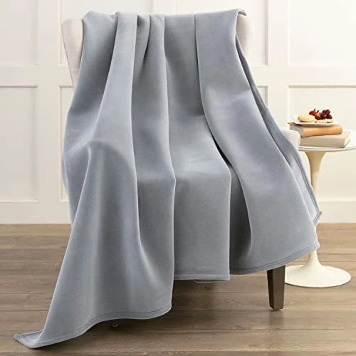 Vellux 1B07056 Original Insulating Core Hotel Style Solid Blanket Machine Washable Soft Cozy Warm Pet Friendly Bed Sofa Blankets, Twin, Blue 11 Vellux 1B07056 Original Insulating Core Hotel Style Solid Blanket Machine Washable Soft Cozy Warm Pet Friendly Bed Sofa Blankets, Twin, Blue - Image 9