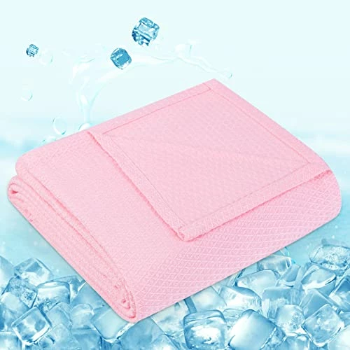 Lukeight Cooling Blanket, Cool Blanket For Hot Sleepers, Lightweight Summer Blanket Absorbs Body Heat To Keep Cool, Thin Light Blankets For Summer, Bamboo Blanket For All Seasons (71x79in, Pink) 3 Lukeight Cooling Blanket, Cool Blanket For Hot Sleepers, Lightweight Summer Blanket Absorbs Body Heat To Keep Cool, Thin Light Blankets For Summer, Bamboo Blanket For All Seasons (71x79in, Pink)