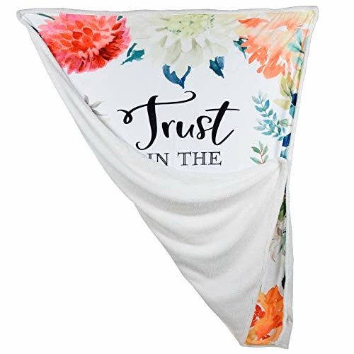 Dreams And Whispers Premium Flannel And Sherpa Blanket Double-Layer -Inspirational Gift For Friends, Family - Birthday, Get Well -Comforting Super Soft Flannel Blanket (60x80) -Art By Jennifer Pugh (Trust In The Lord) 4 Dreams And Whispers Premium Flannel And Sherpa Blanket Double-Layer -Inspirational Gift For Friends, Family - Birthday, Get Well -Comforting Super Soft Flannel Blanket (60x80) -Art By Jennifer Pugh (Trust In The Lord) - Image 2