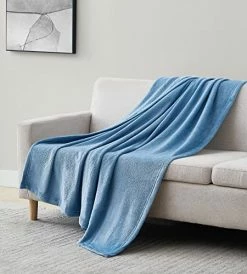 Southshore Fine Living, Inc. Oversized Flannel King Blanket, Warm Flannel Microfleece Blanket, Soft Fluffy Winter Blanket, (110 X98) King / California King Blankets Navy Blue Color -Electric Blankets Sales 2022 51 ynU93wiL. AC