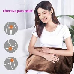 TOHMR USB Heated Shawl, Warm Electric Throws Flannel Blanket Heating Cushion Pad Blanket - 3 Speed Regulating Switch 34"X22" (Gray) 18 TOHMR USB Heated Shawl, Warm Electric Throws Flannel Blanket Heating Cushion Pad Blanket - 3 Speed Regulating Switch 34"X22" (Gray) -Electric Blankets Sales 2022 510jebCsr1L