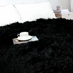XYYZYZ Extra Soft Faux Fur Queen Blanket,Lightweight Plush Fluffy Fuzzy Blanket For Bed,Black 20 XYYZYZ Extra Soft Faux Fur Queen Blanket,Lightweight Plush Fluffy Fuzzy Blanket For Bed,Black -Electric Blankets Sales 2022 5110NZSiA8L
