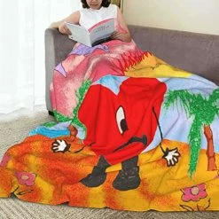 GENKO Flannel Blanket Living Room Car Bedroom Warm Blanket,Suitable For Grandparents,Adults,Kids (50"x40") -Electric Blankets Sales 2022 511G71fGRxL