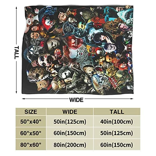 Generic Horror Blanket, Comfortable Lightweight Blanketsthrows Soft Plush Warm Sofa Luxury For Women Men Bed Blanket Black 5 Generic Horror Blanket, Comfortable Lightweight Blanketsthrows Soft Plush Warm Sofa Luxury For Women Men Bed Blanket Black - Image 3