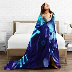 Qwrgh Flannel Blanket Air Conditioning Blanket Warm Blanket 3D Printing Role Playing Game Blanket 4-80"x60" 19 Qwrgh Flannel Blanket Air Conditioning Blanket Warm Blanket 3D Printing Role Playing Game Blanket 4-80"x60" -Electric Blankets Sales 2022 511mbecnqnL
