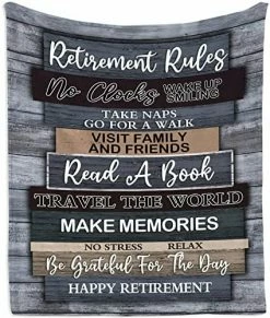 Mubpean Retirement Gifts For Men - Retirement Blanket - Funny Retirement Gifts For Party Decorations - Happy Retirement Gifts Blanket For Dad Grandpa Husband Brother Social Worker Teacher 60"x 50" 19 Mubpean Retirement Gifts For Men - Retirement Blanket - Funny Retirement Gifts For Party Decorations - Happy Retirement Gifts Blanket For Dad Grandpa Husband Brother Social Worker Teacher 60"x 50" -Electric Blankets Sales 2022 512 EuEgEzL. AC 2