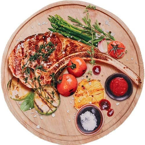 BATTILO HOME Interesting Steak Food Blanket, Funny Soft Large Flannel Gift Food Blankets For Adlts Pets Friends Couch Bed Sofa Travel, Diameter 71 Inch Flower Waffle 14 BATTILO HOME Interesting Steak Food Blanket, Funny Soft Large Flannel Gift Food Blankets For Adlts Pets Friends Couch Bed Sofa Travel, Diameter 71 Inch Flower Waffle - Image 12