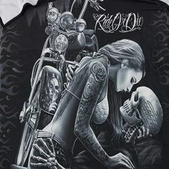 Meikeren Ride Or Die Ride Or Die Motorcycle Biker Lovers 60"x80" Inch Luxury Royal Plush Blanket Rose Décor Style 1 -Electric Blankets Sales 2022 5125meCSBWL