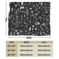 Enpeozo Halloween Witch In Black Blanket,Halloween Flannel Blankets,Lightweight Soft Cozy Unisex Bed Blanket 50"X40" 11 Enpeozo Halloween Witch In Black Blanket,Halloween Flannel Blankets,Lightweight Soft Cozy Unisex Bed Blanket 50"X40" -Electric Blankets Sales 2022 512HhaiETQS