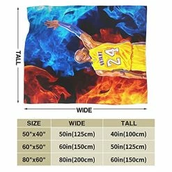Medini Basketball No. 8 And No. 24 Blankets Super Soft Blanket, Light Plush Bed Blanket, Suitable For Adults And Children To Use 50"x40" Black 9 Medini Basketball No. 8 And No. 24 Blankets Super Soft Blanket, Light Plush Bed Blanket, Suitable For Adults And Children To Use 50"x40" Black -Electric Blankets Sales 2022 512fkLLCvNL