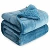 Cottonblue Sherpa Fleece Weighted Blanket 20lbs For Adults, Fluffy Cozy Plush Blanket 20 Pounds, Queen Size Weighted Blanket 60”x80”, Warm And Cozy Hug Blanket For Queen/King Size Bed,Slate Blue -Electric Blankets Sales 2022 5135JhmYzzL