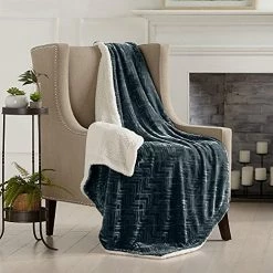 Great Bay Home Premium Reversible Sherpa And Fleece Velvet Plush Blanket. Cozy, Soft, And Warm Berber Fleece Bed Blanket. Cielo Collection. (Full / Queen, Moose) -Electric Blankets Sales 2022 513GgITUmuL. AC