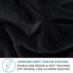 OBOEY Polar Fleece Blankets Queen Size For Spring Summer All Season 350GSM Lightweight Microfiber Anti-Static For Bed, Couch, Home, Sofa, Car, Airplane, And Outdoors 90" X 90"(Dark Gray Queen) 19 OBOEY Polar Fleece Blankets Queen Size For Spring Summer All Season 350GSM Lightweight Microfiber Anti-Static For Bed, Couch, Home, Sofa, Car, Airplane, And Outdoors 90" X 90"(Dark Gray Queen) -Electric Blankets Sales 2022 513rmTXFEDL