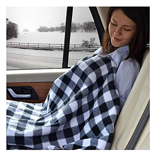 X & Y 12 - Volt Heated Travel Blanket Security,Large Enough Electric Blanket,The Luxurious Comfortable Electric Blanket,Suitable For Home And Car Or The Ship (Black) Full 5 X & Y 12 - Volt Heated Travel Blanket Security,Large Enough Electric Blanket,The Luxurious Comfortable Electric Blanket,Suitable For Home And Car Or The Ship (Black) Full - Image 3