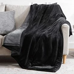 Lynnlov Thick 3 Layers Flannel Fleece Throw Blanket For Couch 50" X 60", Soft Decorative Microfiber Plush Blankets,Luxury Comfy Cozy Velvet Blanket For Sofa Chair Bed, Winter, Warm, Breathable, Grey 24 Lynnlov Thick 3 Layers Flannel Fleece Throw Blanket For Couch 50" X 60", Soft Decorative Microfiber Plush Blankets,Luxury Comfy Cozy Velvet Blanket For Sofa Chair Bed, Winter, Warm, Breathable, Grey -Electric Blankets Sales 2022 514wmm04 L. AC